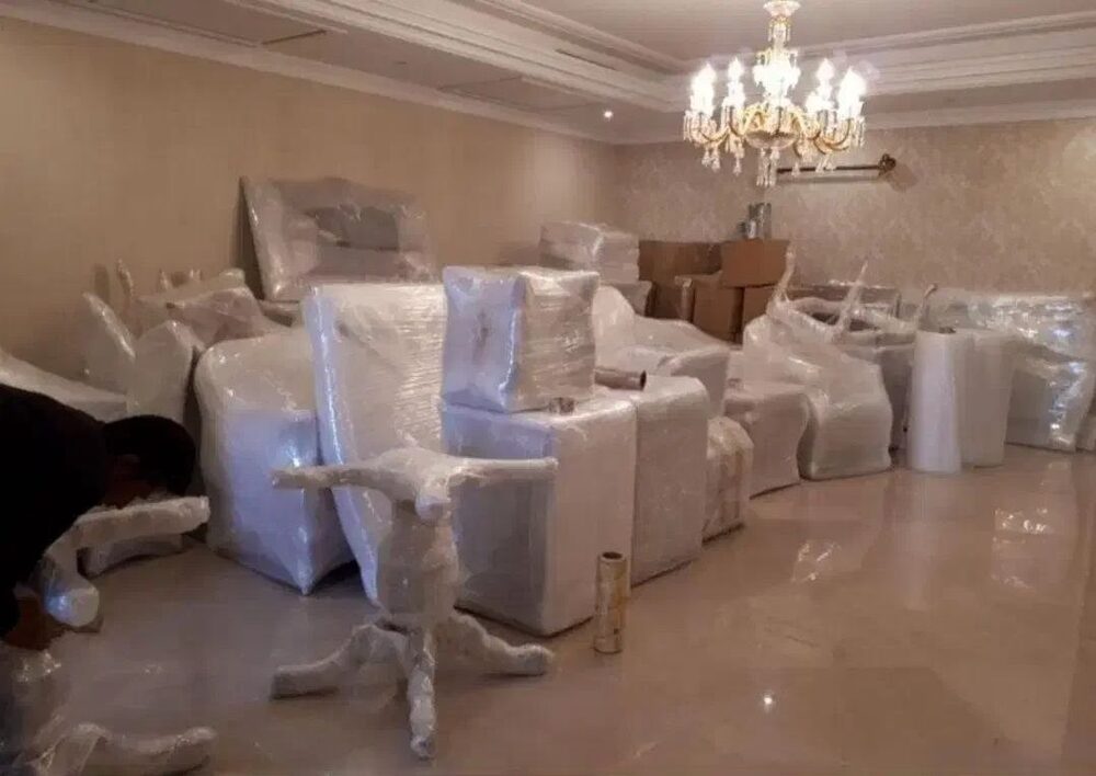 بسته‌بندی کامل اثاثیه یک منزل